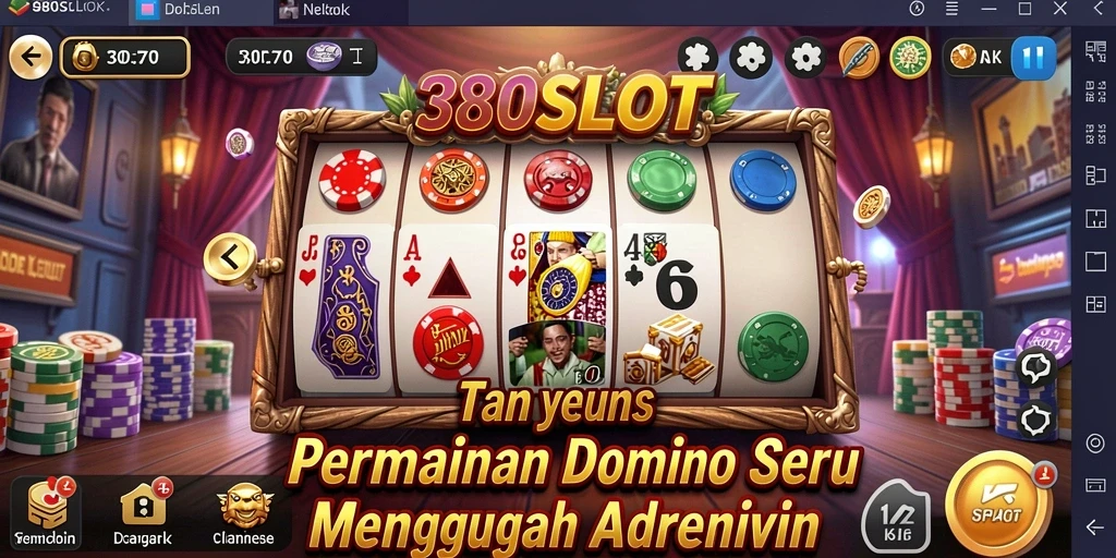 Tampilan gameplay seru dari permainan Domino 380SLOT.