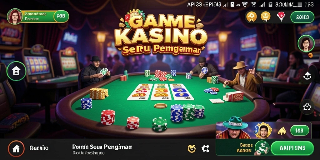 Tampilan menarik dari gameplay Kasino API33 yang seru.