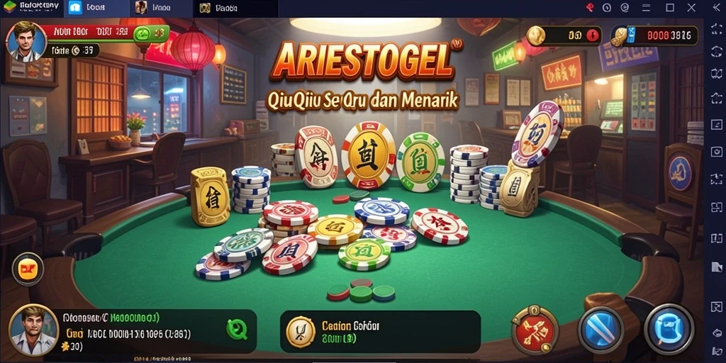 Tampilan gameplay QiuQiu yang menarik dan interaktif.