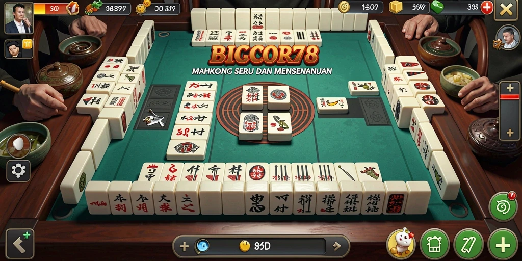Gameplay menarik dari BIGCOR78 menampilkan ubin mahjong yang indah dan menantang.