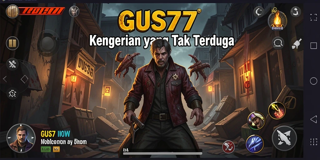 Tangkapan layar GUS77 menampilkan suasana mencekam dari gameplay yang mendebarkan.