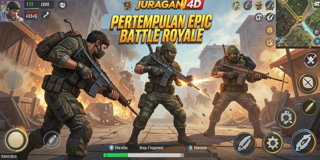 Tampilan layar awal gameplay JURAGAN4D yang mendebarkan.