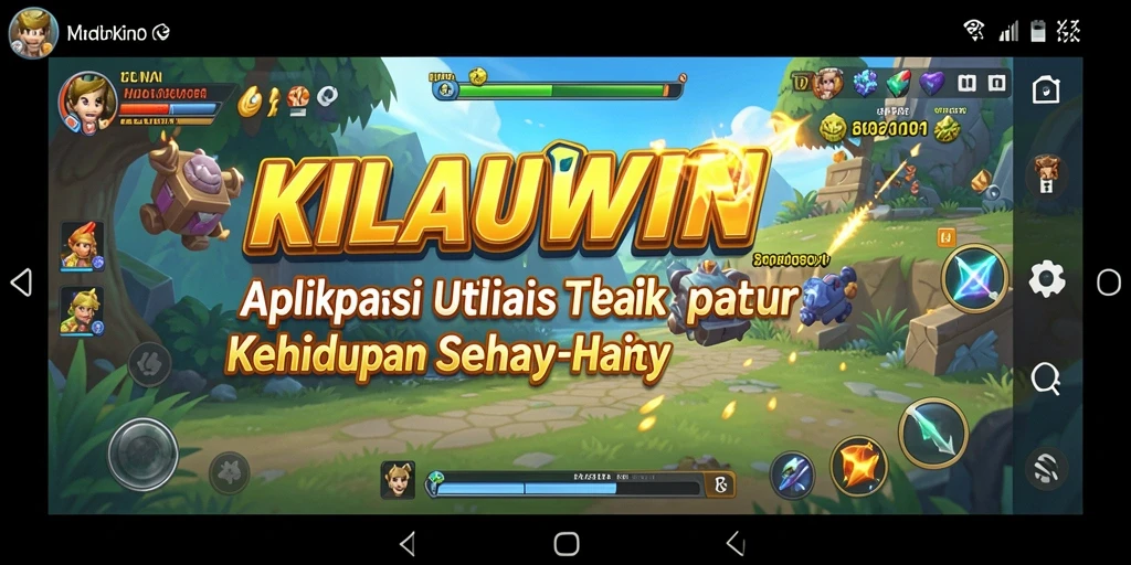 Tampilan pengguna KILAUWIN yang intuitif dan modern.