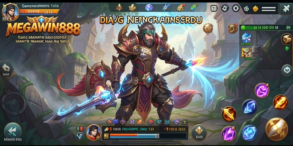 Tampilan gameplay yang menarik dan menakjubkan di MEGAWIN888.