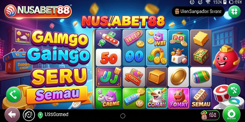 Tampilan gameplay NUSABET88 yang seru dan menghibur.