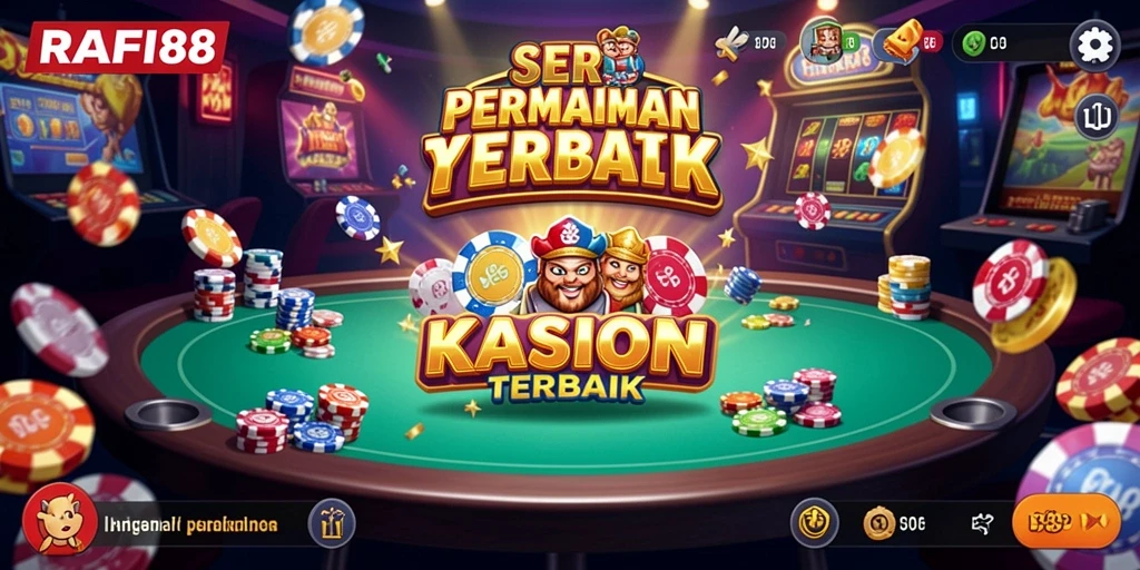 Screenshot RAFI88 menampilkan aksi gameplay Kasino yang mendebarkan.