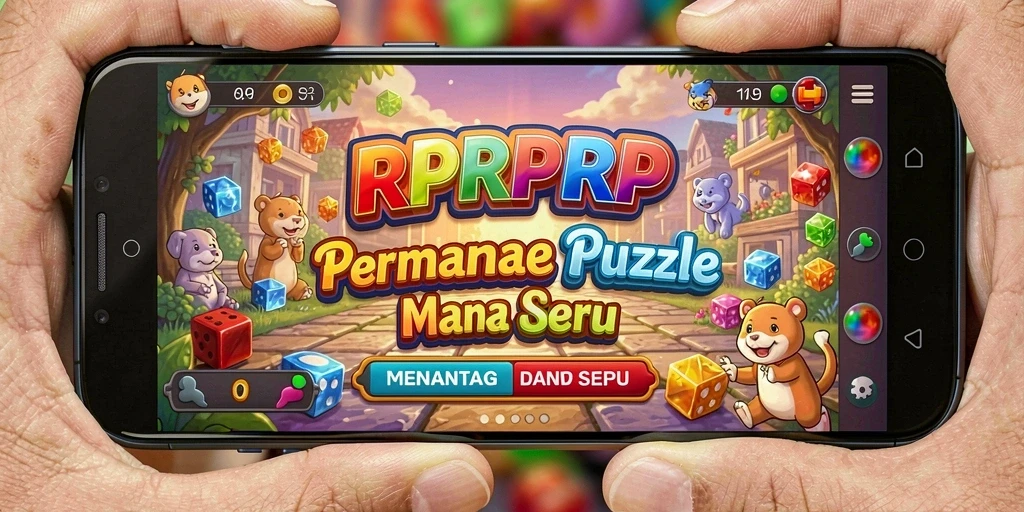 Tampilan gameplay menantang dalam RPRPRP dengan puzzle yang menunggu untuk dipecahkan.