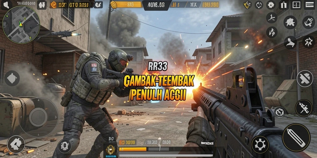 Gameplay seru dan mendebarkan dalam RR33.