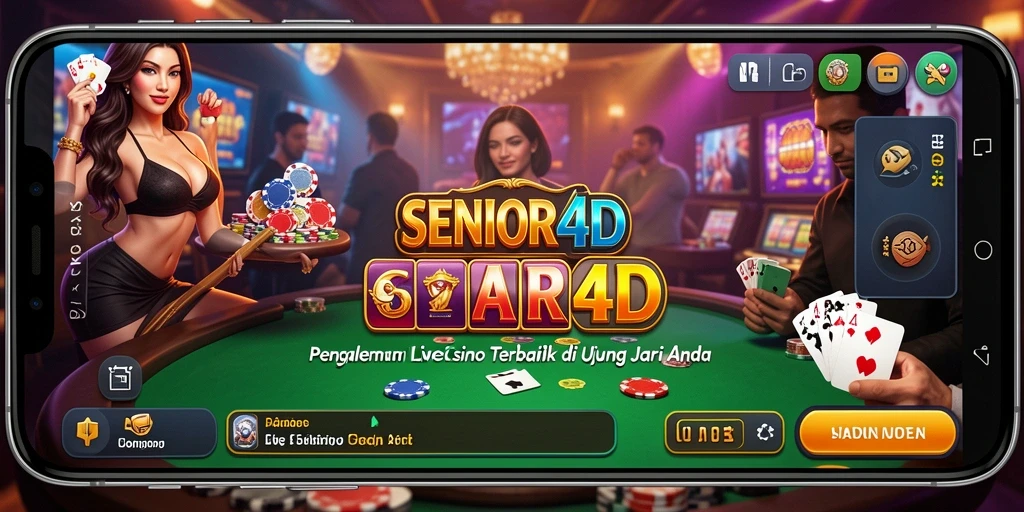 Gameplay Live Casino yang mendebarkan di SENIOR4D.