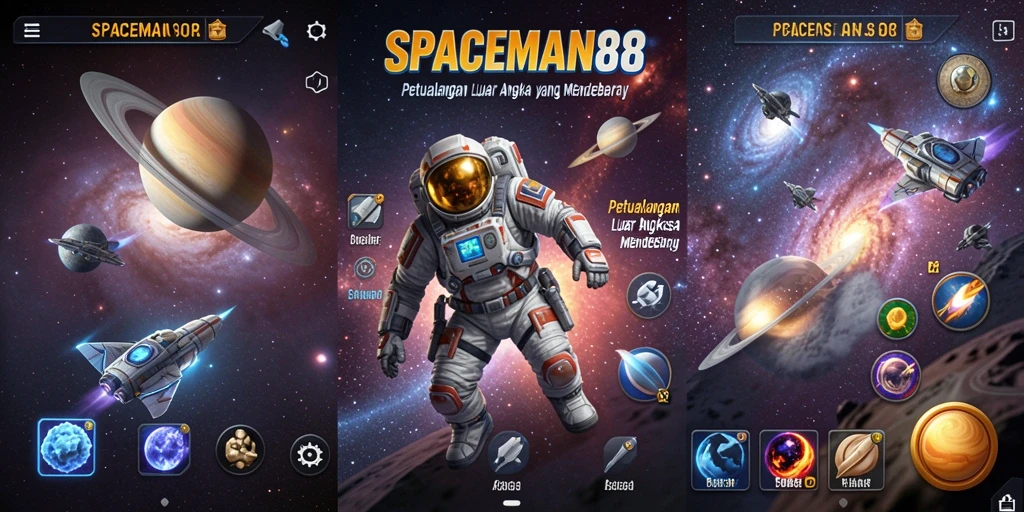 Gameplay mendebarkan SPACEMAN88 dalam aksi luar angkasa yang seru.