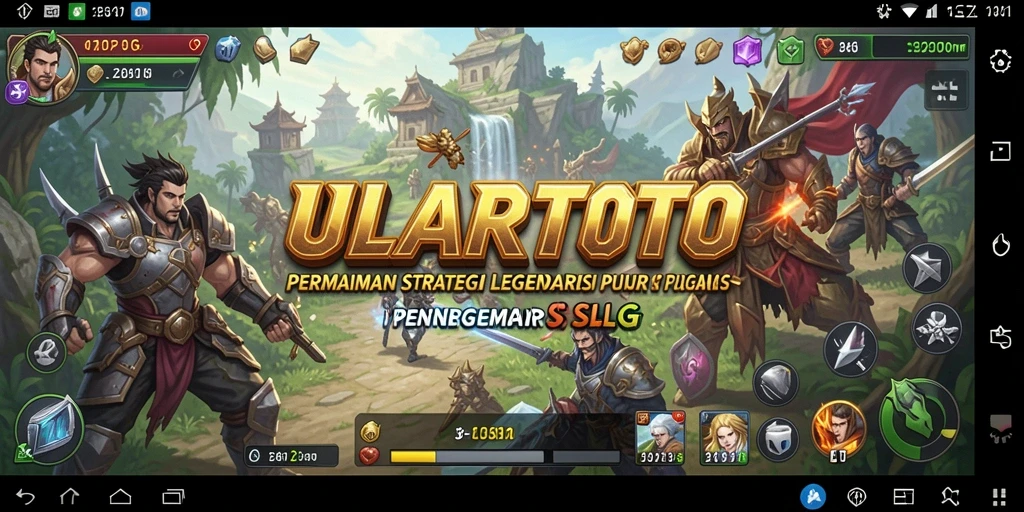 Tampilan gameplay seru dan menantang di ULARTOTO.